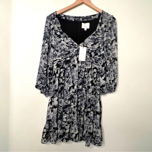 Cinq a Sept Harlie Dress, Slate Multi, size 6 NWT - Picture 3 of 6